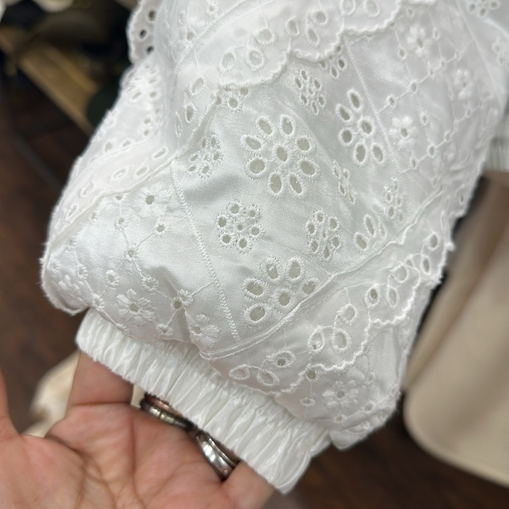 for love and lemons sloane eyelet puffer coat ⛄️ - Picture 7 of 8